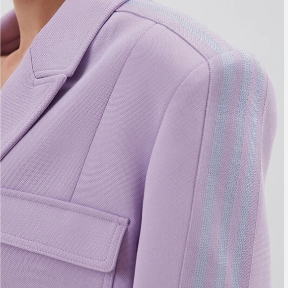 *NWT* SET Adidas x IVY Park Purple glow Cropped Suit Jacket(XS) and Pants (S) - Picture 4 of 11